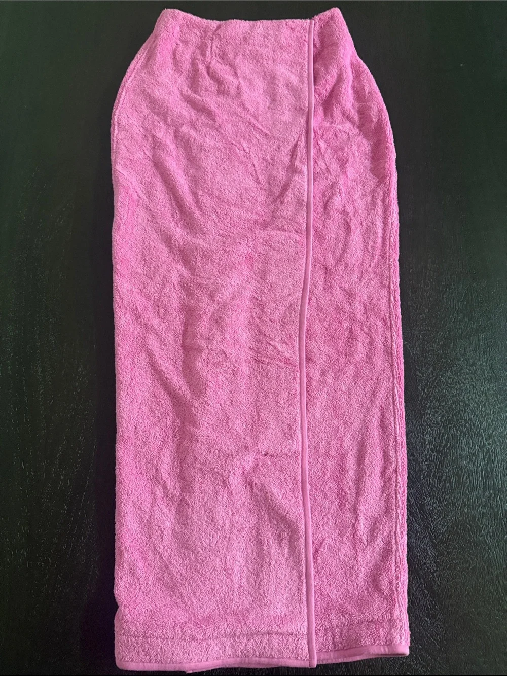 Skims Terry Cover-ups long wrap skirt